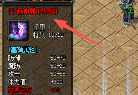 <strong>满级道士戴天道神靴有什么用? 新服必看5</strong>